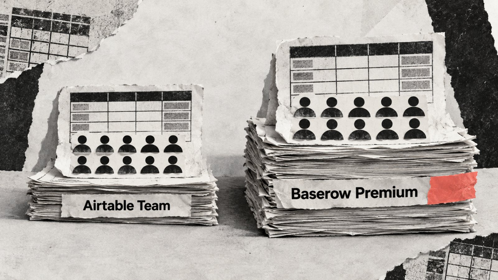 Airtable sau Baserow: 10 oameni pot dubla factura fără să dubleze datele