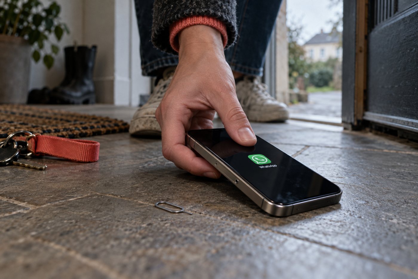 O controle do número de telefone é essencial para recuperar uma conta do WhatsApp comprometida.
