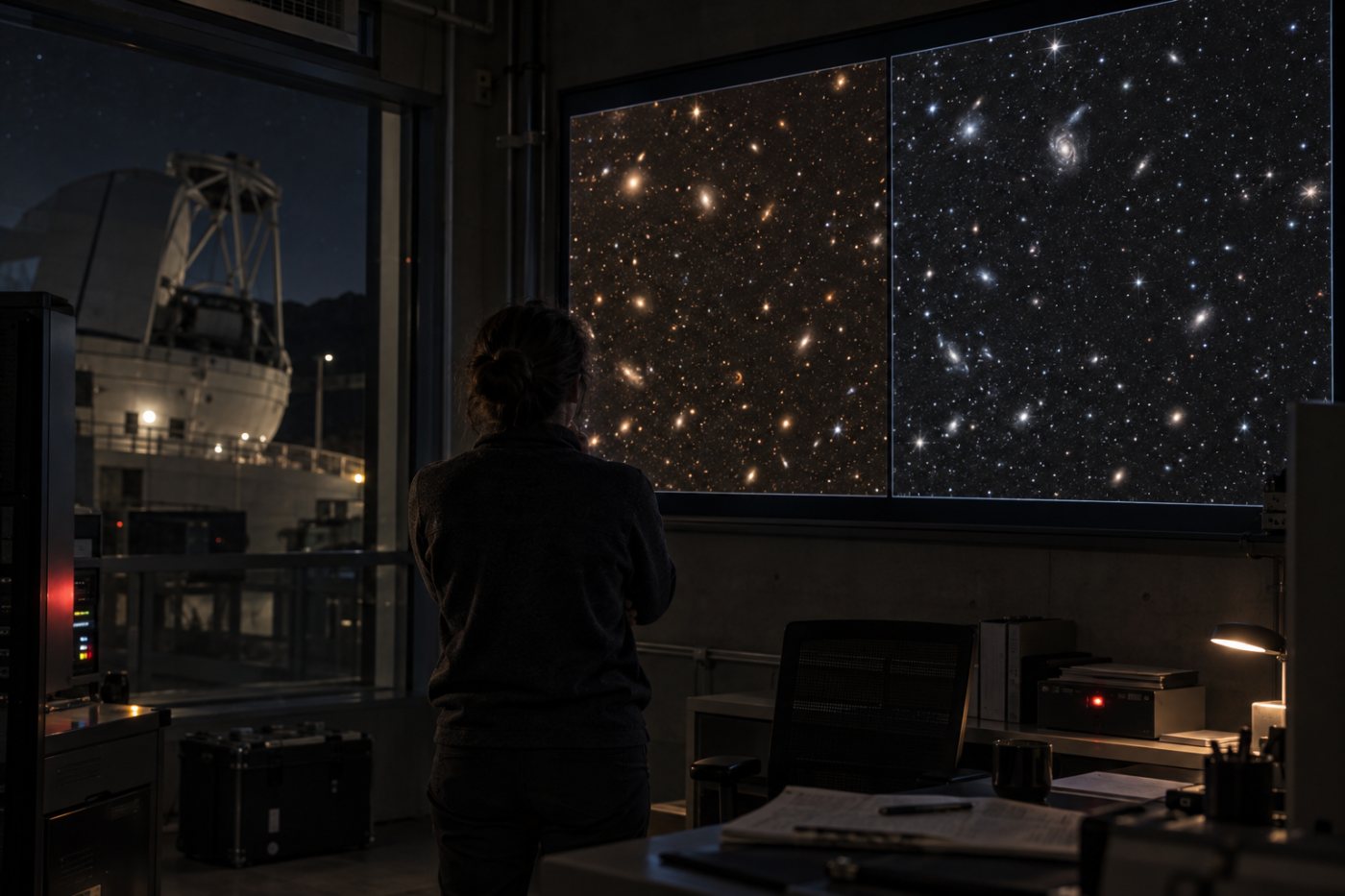 Webb detecta objetos transneptunianos en el infrarrojo y Hubble recupera parte de ellos en luz visible para medir sus colores.