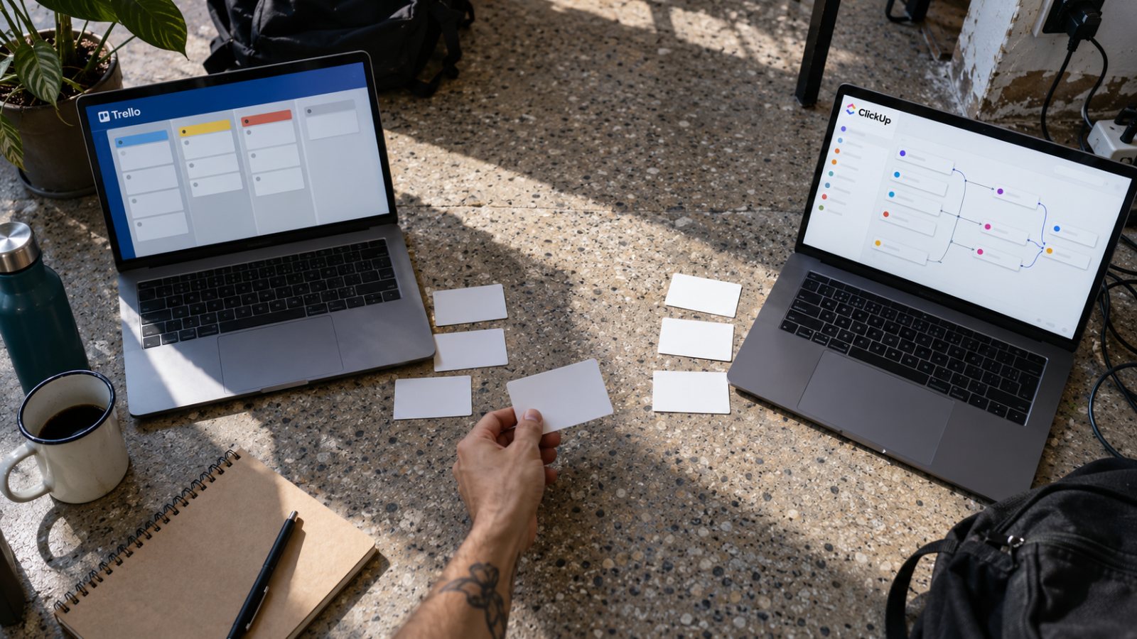 ClickUp ou Trello: mais recursos podem custar semanas de migração