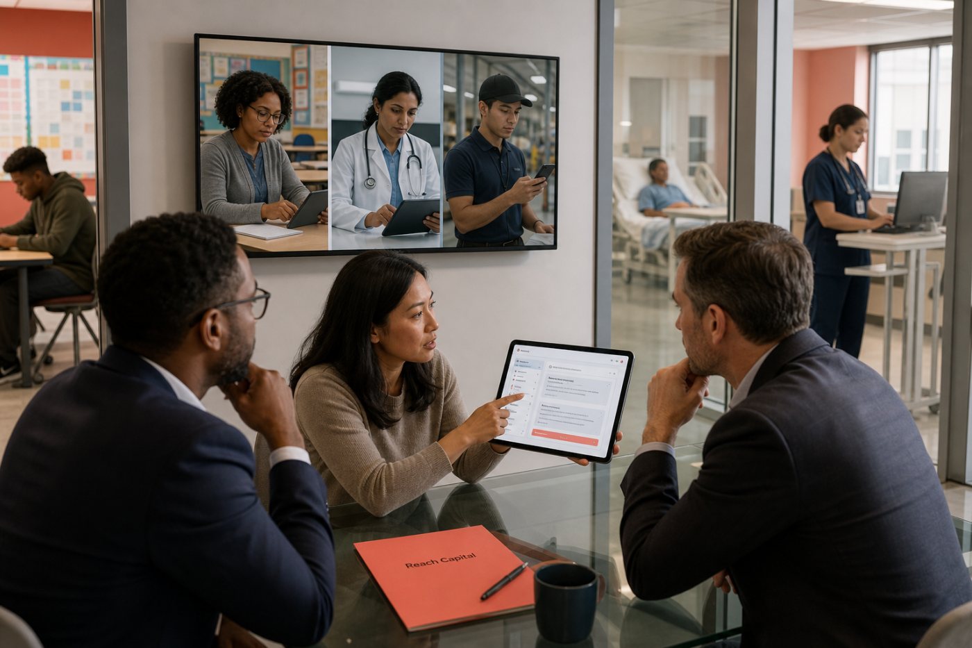 Reach Capital évalue une technologie précoce destinée à améliorer l’apprentissage, la santé ou le travail.