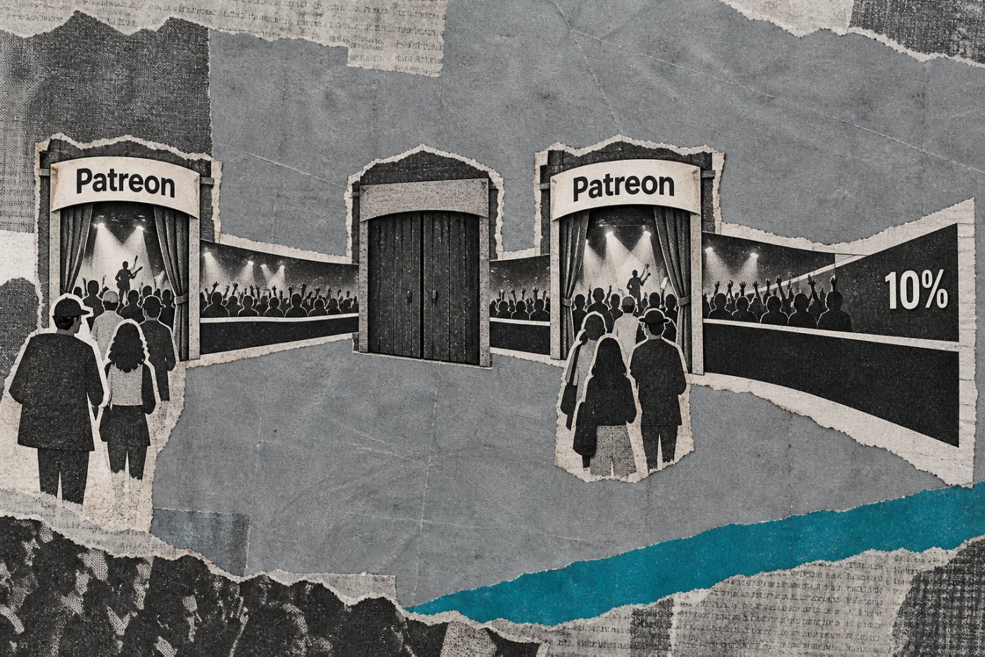 Une page Patreon sous ancienne offre passe à une part de plateforme de 10 % après désactivation et remise en ligne.