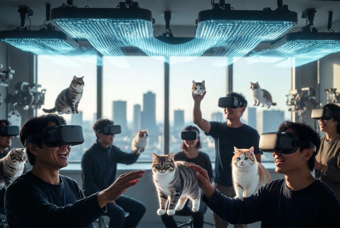 Japanese Scientists Built a VR Cat You Can Actually Pet (No Allergy Required)