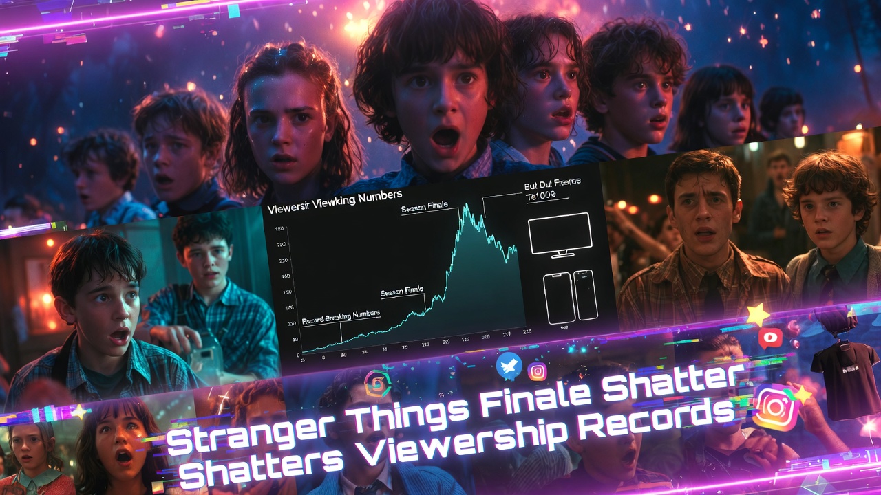 Netflix's 'Stranger Things' Finale Shatters Viewership Records—But the Hype Curve Tells a Different Story