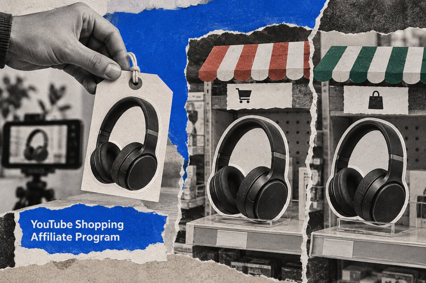 YouTube Shopping میں ایک ہی tagged product برقرار ہے مگر ناظر کو دوسرا eligible local retailer مل رہا ہے