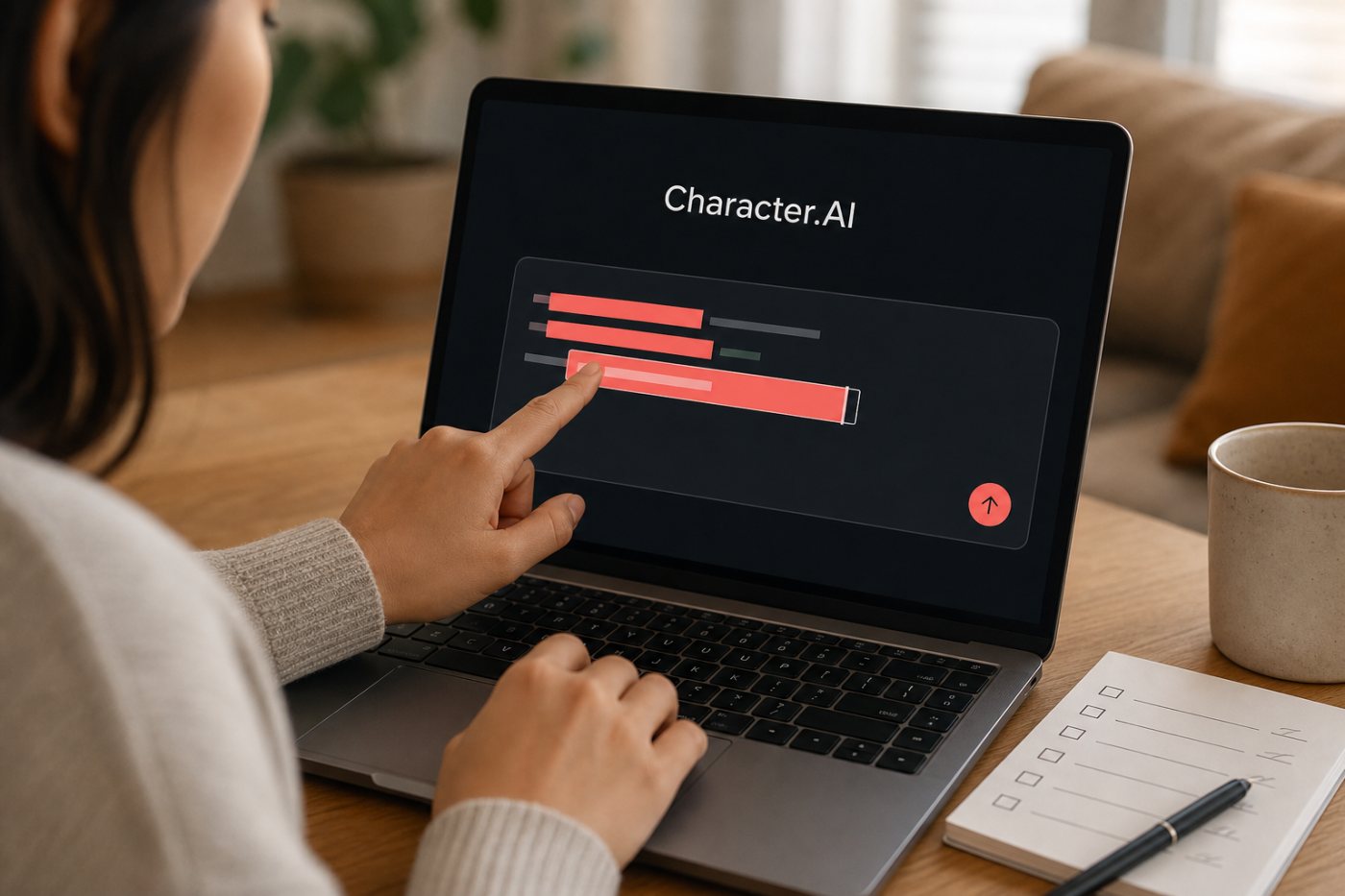 Character.AI اکاؤنٹ بنانے سے پہلے prompt سے شناختی، مالی اور رابطے کی حساس معلومات ہٹانے کا عمل