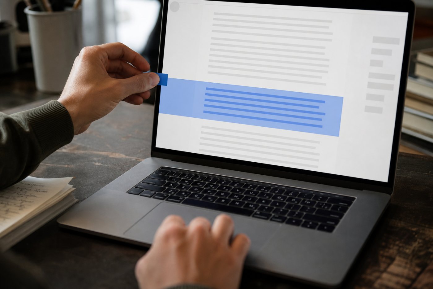 A shared Substack draft branches into targeted content for a selected audience and a coherent fallback for everyone else.