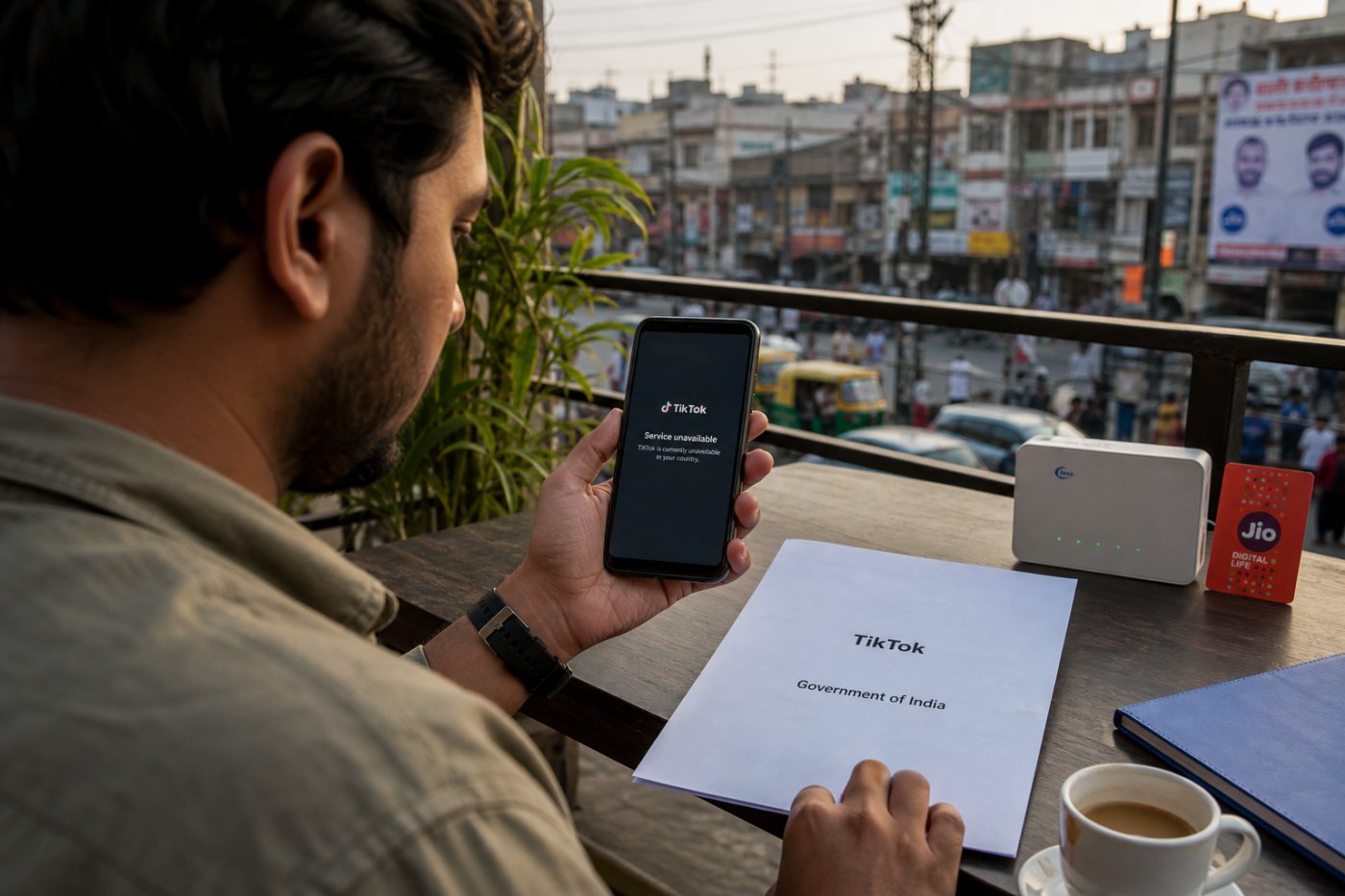 भारत में TikTok की सामान्य पहुंच और सरकारी अवरोध की स्थिति की तुलना