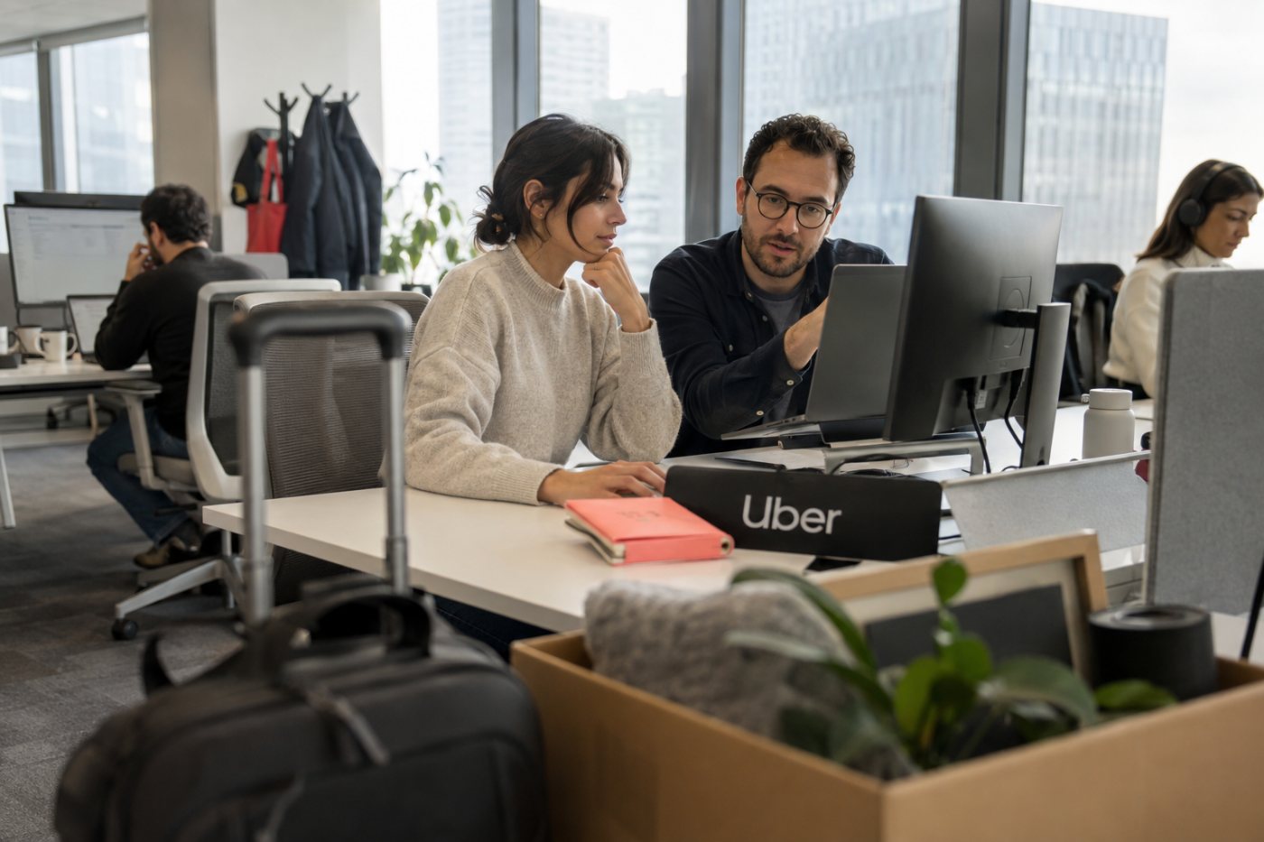 Uber’in uzaktan çalışanları belirlenmiş merkezlere yönlendirerek ofis ağırlıklı düzene geçmesi