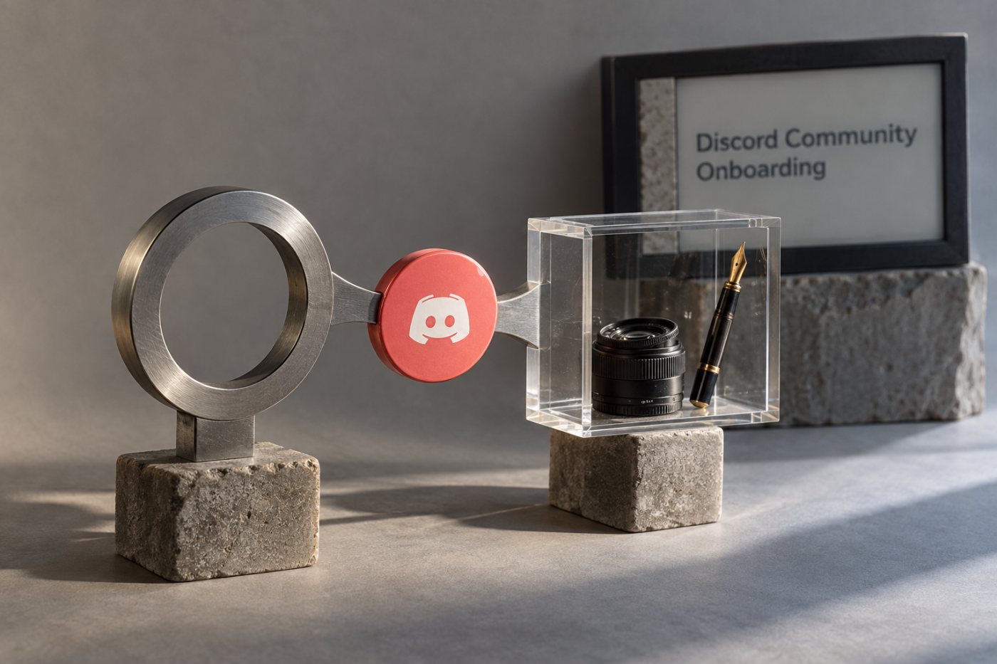 Discord 入群问题把新成员选择的创作主题同时连接到身份组和相关频道。