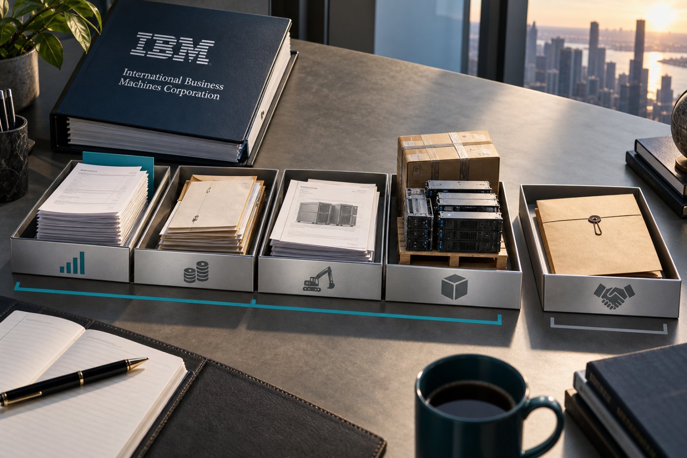 IBM自由现金流口径与库存、融资应收款及收购支出的核对