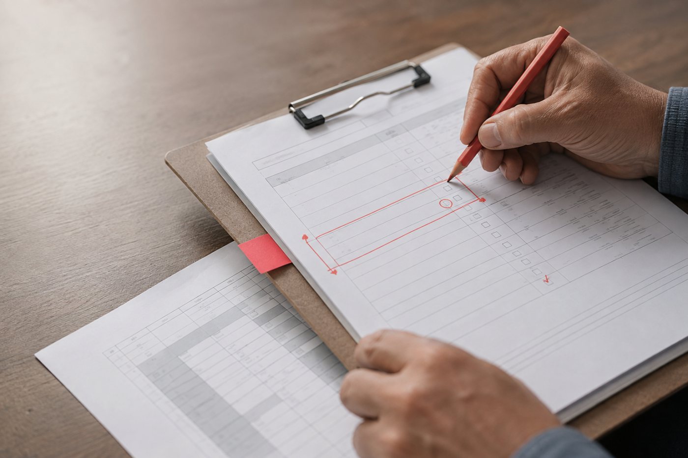 A process owner defines the task boundary and acceptance criteria for an AI productivity test.