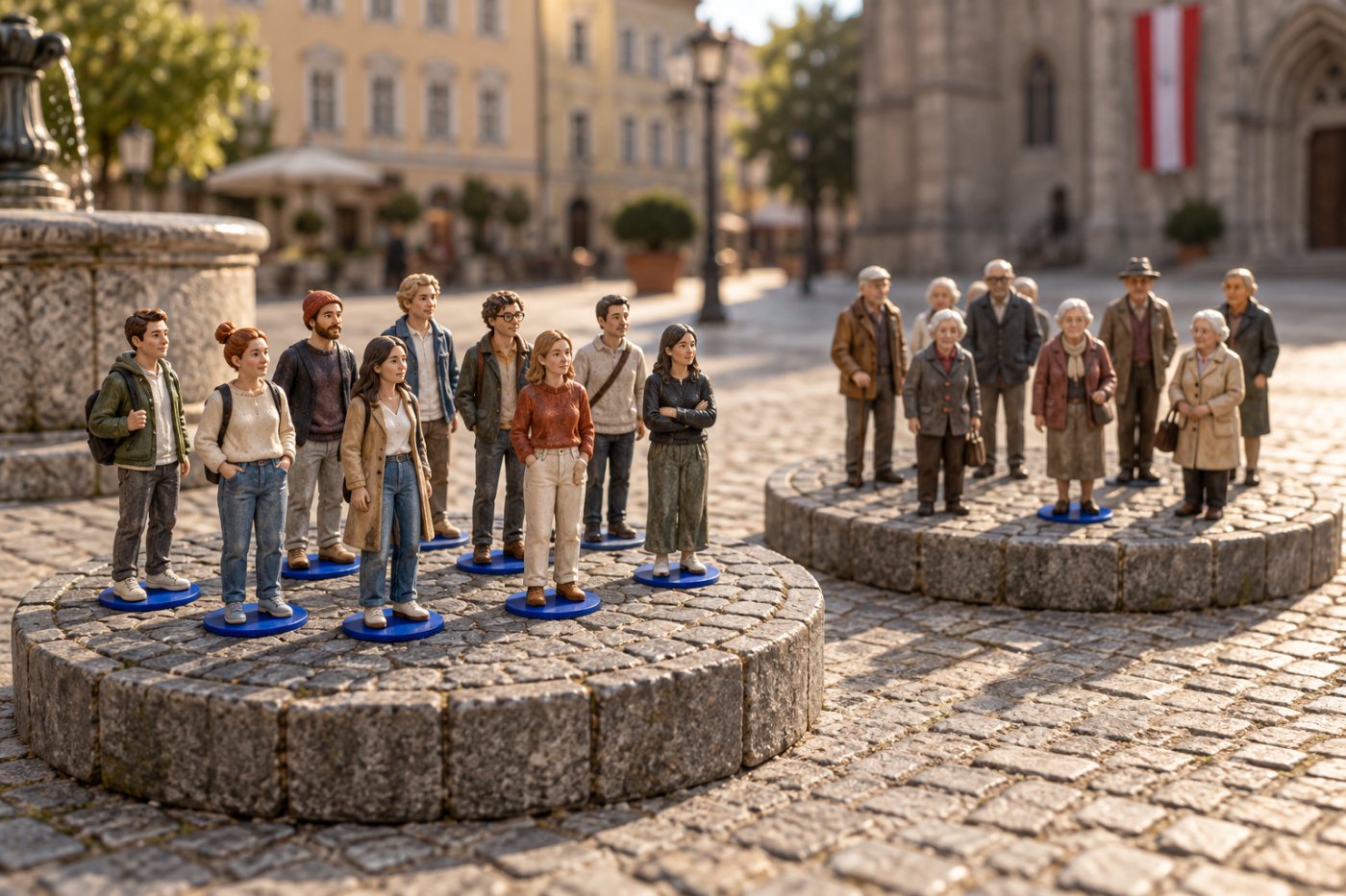 Die KI-Nutzung unterscheidet sich in Österreich stark nach Alter: 73,2 Prozent bei den 16- bis 24-Jährigen gegenüber 8,5 Prozent bei den 65- bis 74-Jährigen.