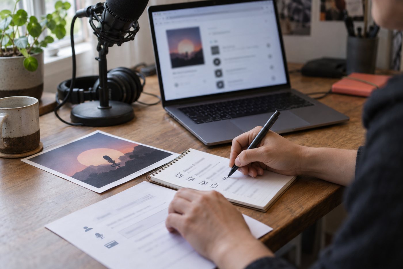 An independent podcaster checks a launched show against PodGround’s age, experience and payment eligibility rules.