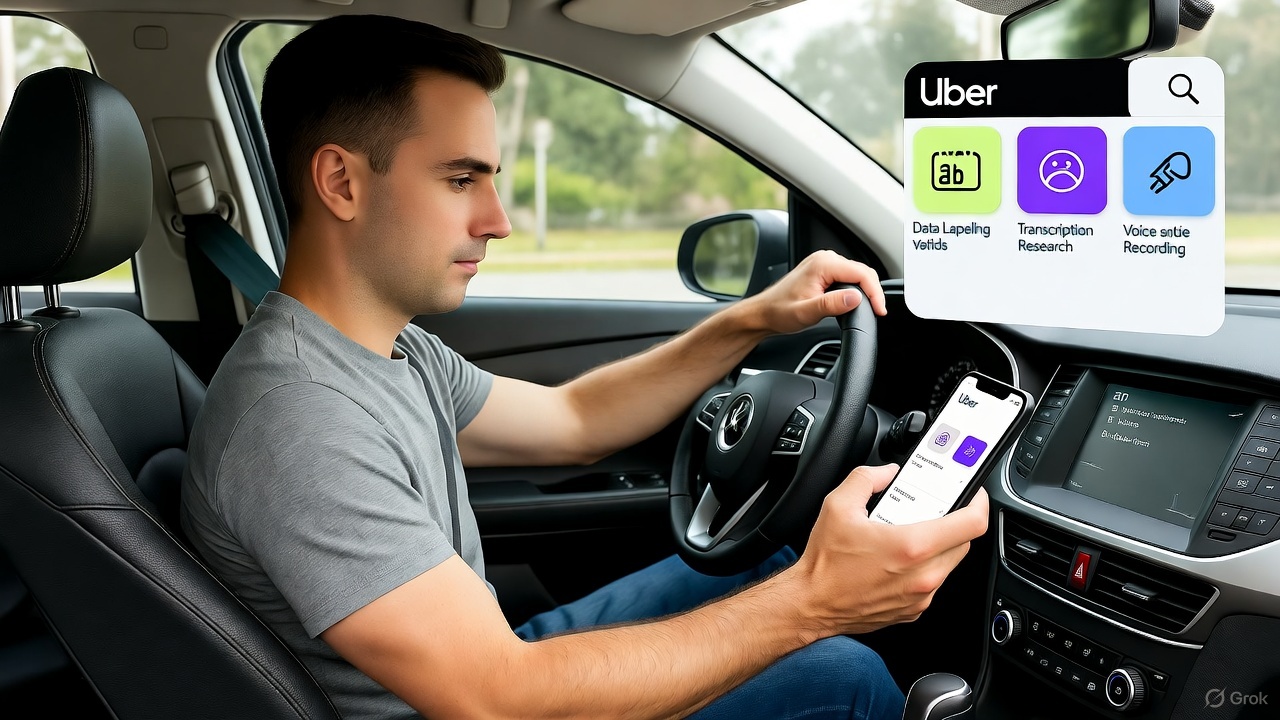 Uber Expands Gig Economy Horizons: Drivers Now Earn via Quick AI Data Tasks in the US