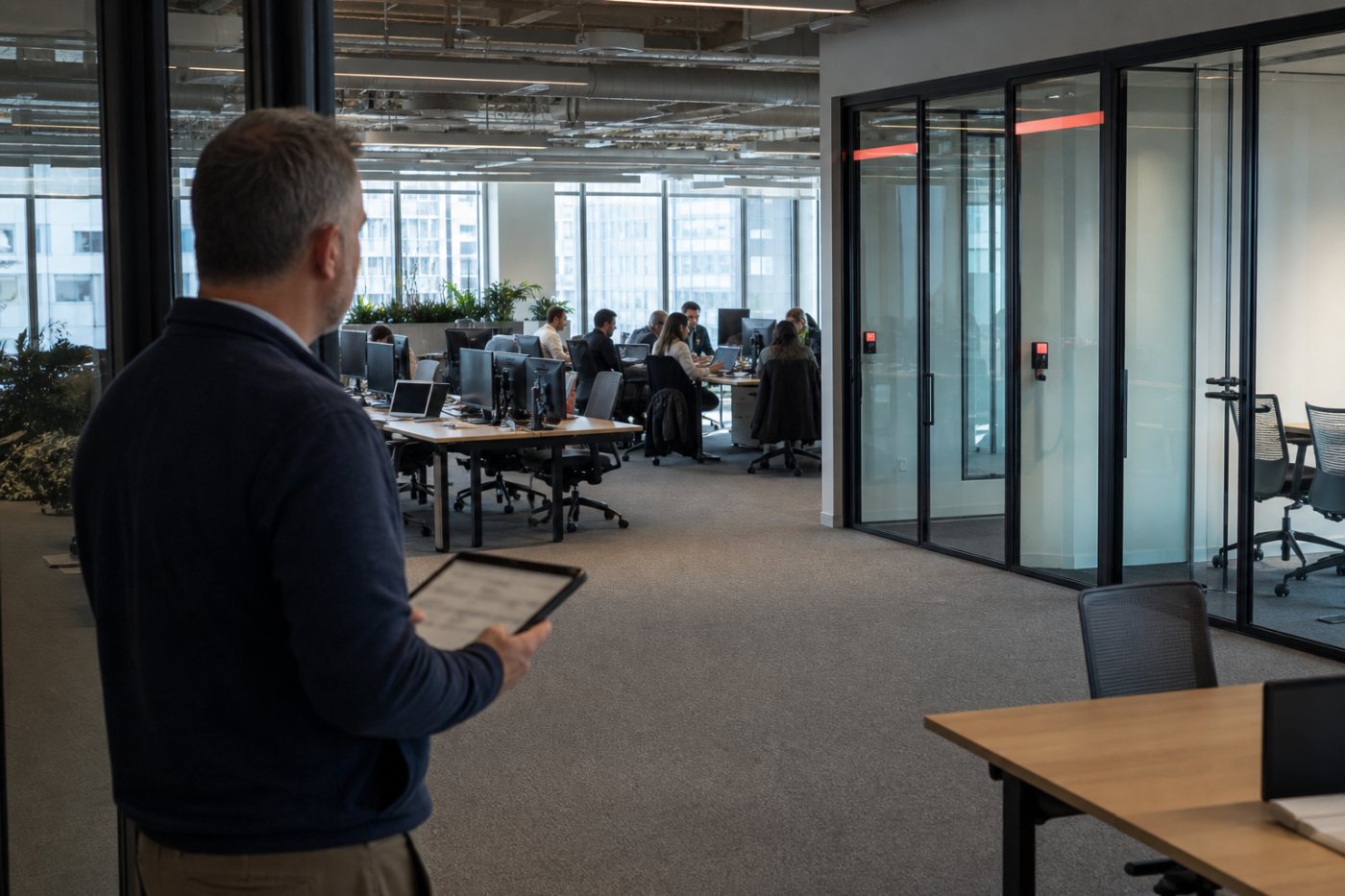 Entry records fail to show which desks and meeting rooms are actually being used.