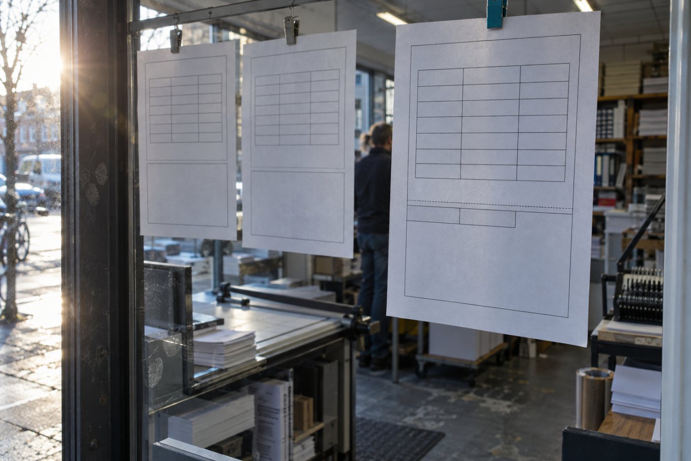 Een DOCX-retourbestand wordt naast het origineel gecontroleerd op verschoven paginawissels en tabellen.