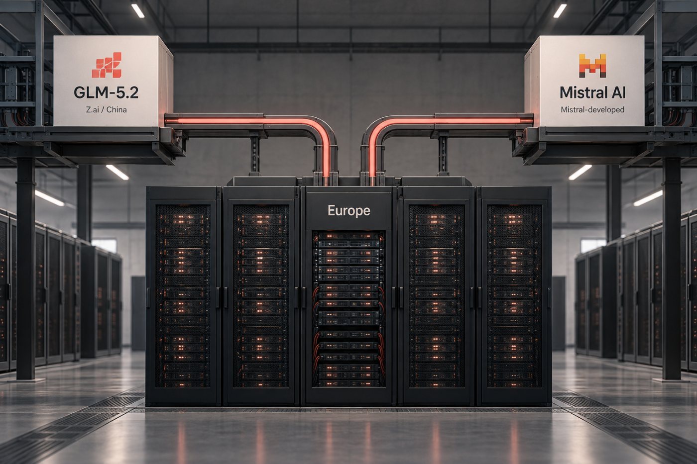 Mistral and Chinese open-weight models running within the same European hosting environment