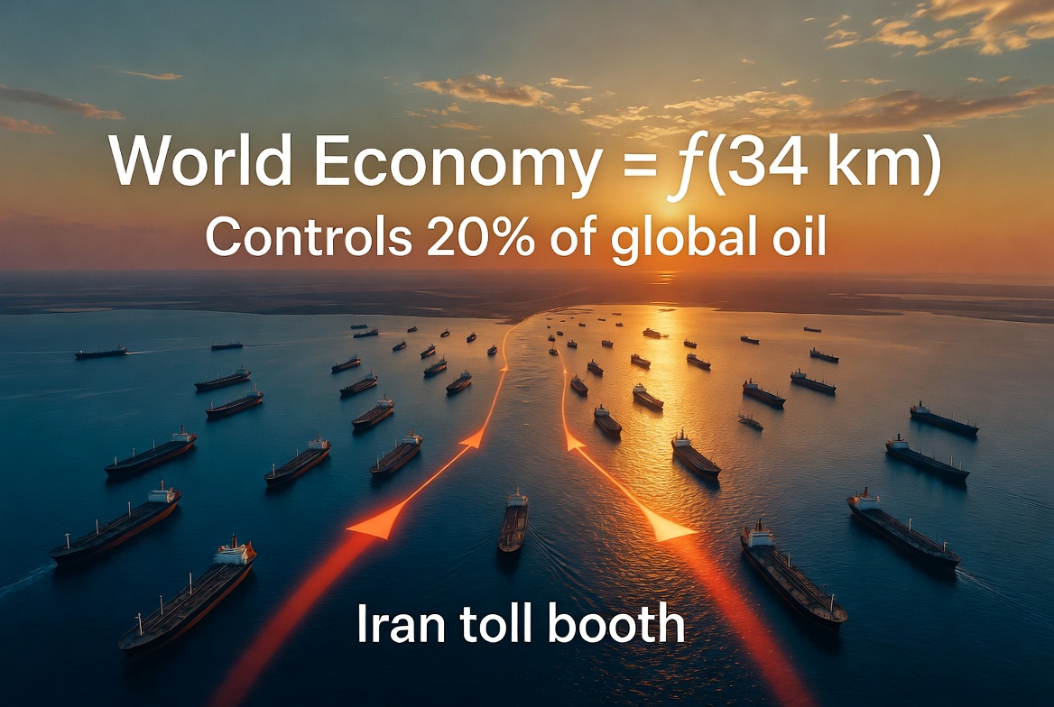 The Global Economy Is a Function of One Variable. This Variable Is 34 Kilometers Wide.