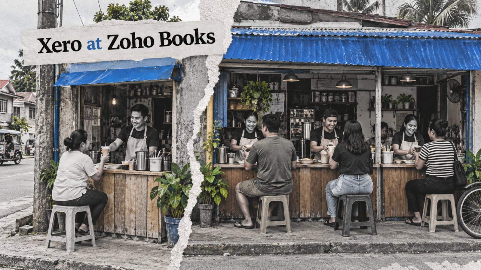 Xero o Zoho Books: unlimited users laban sa libreng panimula