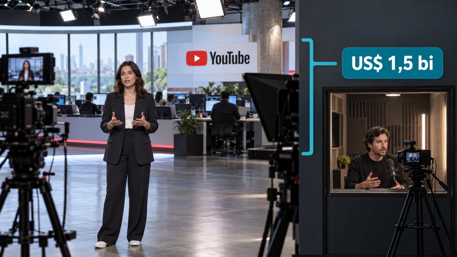 YouTube já pagou US$ 1,5 bi em membros — e amplia o pacote para notícias