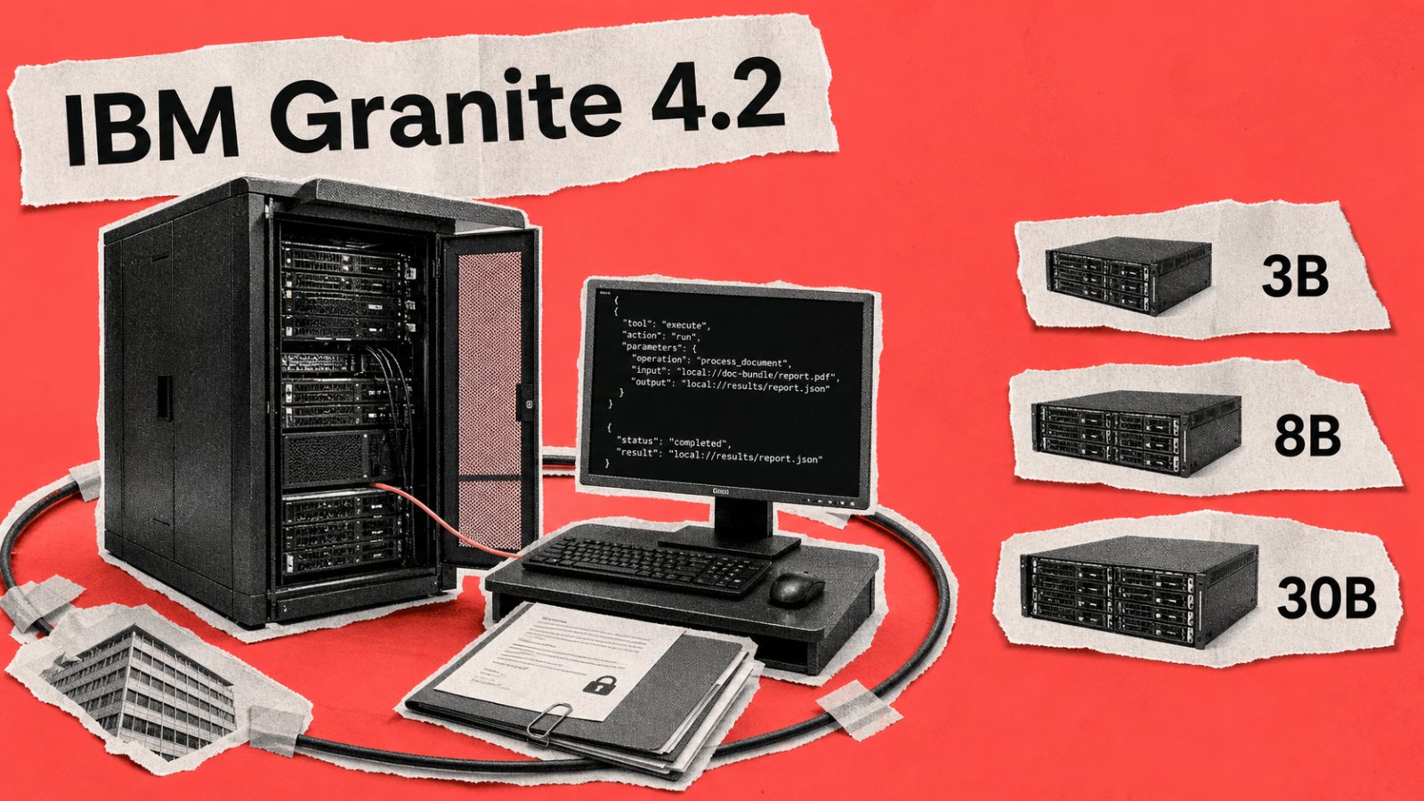 Granite 4.2 raciocina em três tamanhos — e mira agentes executados localmente