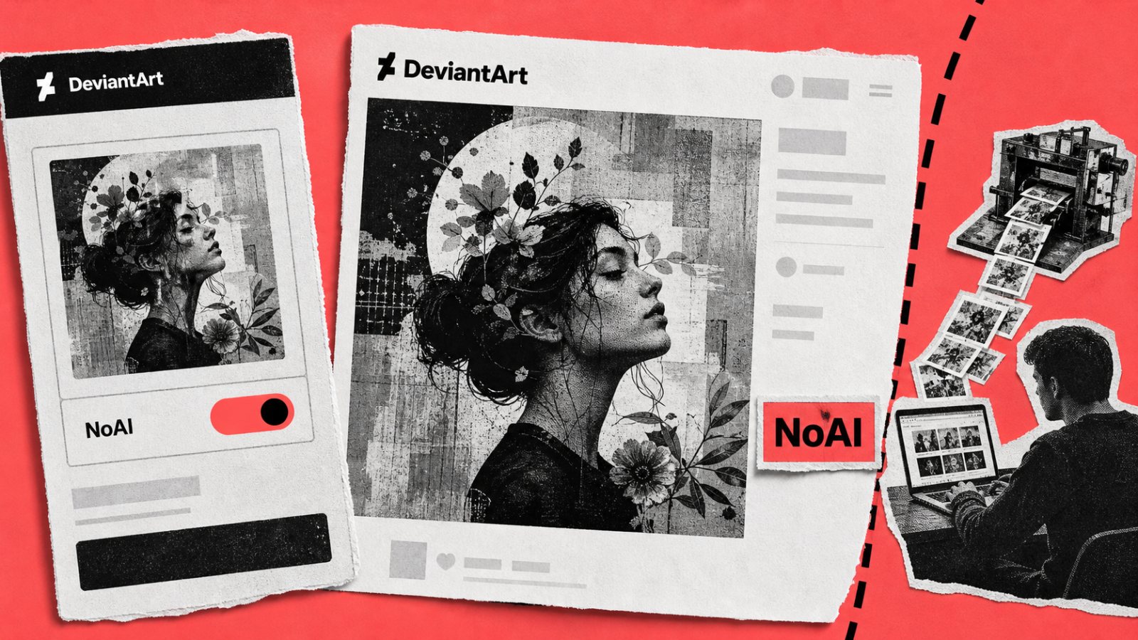DeviantArt पर NoAI लगाएँ—यह रोक नहीं, अनुमति न होने का संकेत है