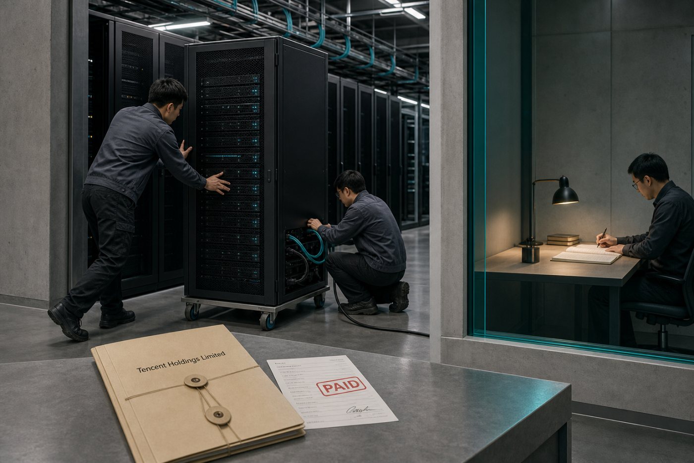 Tencent оплачивает серверную инфраструктуру сразу, тогда как её стоимость переносится в расходы постепенно через амортизацию