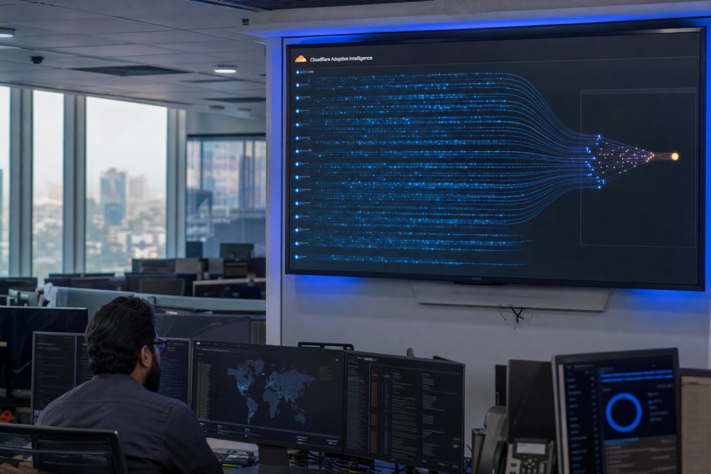 Adaptive Intelligence مختلف addresses سے آنے والی کم رفتار requests کو ایک automated campaign سے جوڑ رہا ہے