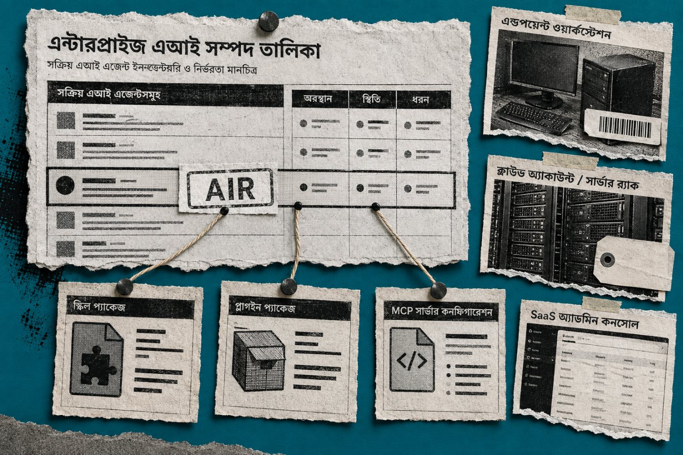 AIR-এর discovery স্তরে enterprise agent ও তাদের capability নির্ভরতা শনাক্ত হচ্ছে