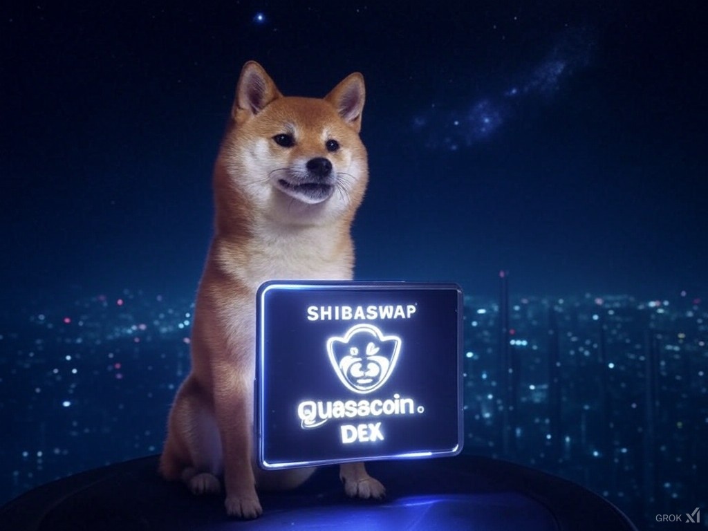 Listing of Quasacoin (QUA) Сryptocurrency on ShibaSwap Decentralized Exchange