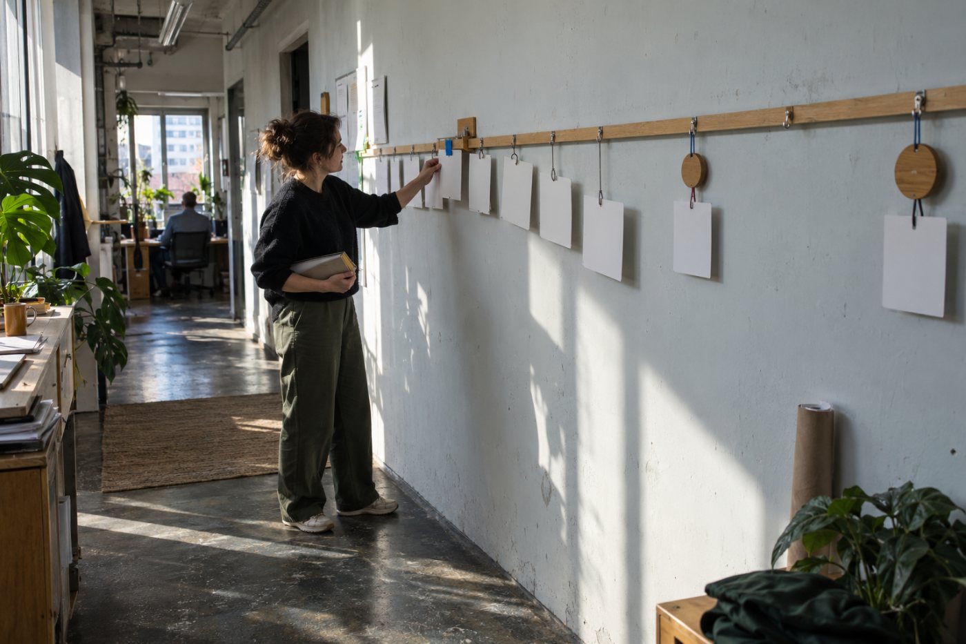 „Motion“ projekto užduočių eilė pasikeičia, kai vėluoja ankstesnis darbas, o susitikimų laikas lieka fiksuotas.