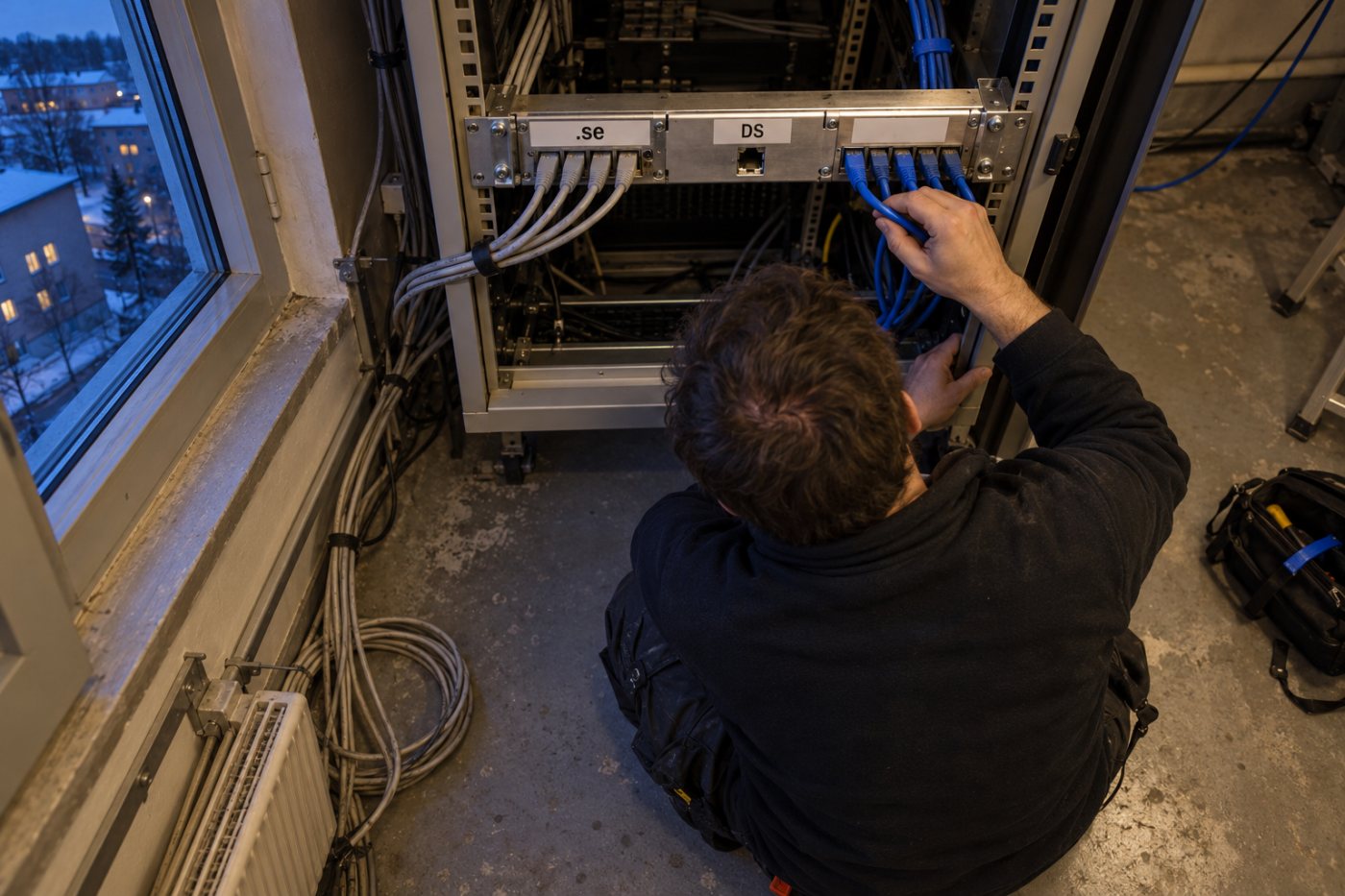Vid byte av namnservrar tas den gamla DS-posten bort innan domänen delegeras till den nya DNS-leverantören.