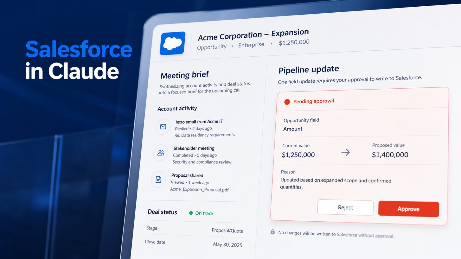 Claude-এ ঢুকছে Salesforce-এর ৩৭ sales skill—ডেটা নিয়ন্ত্রণই বড় প্রশ্ন