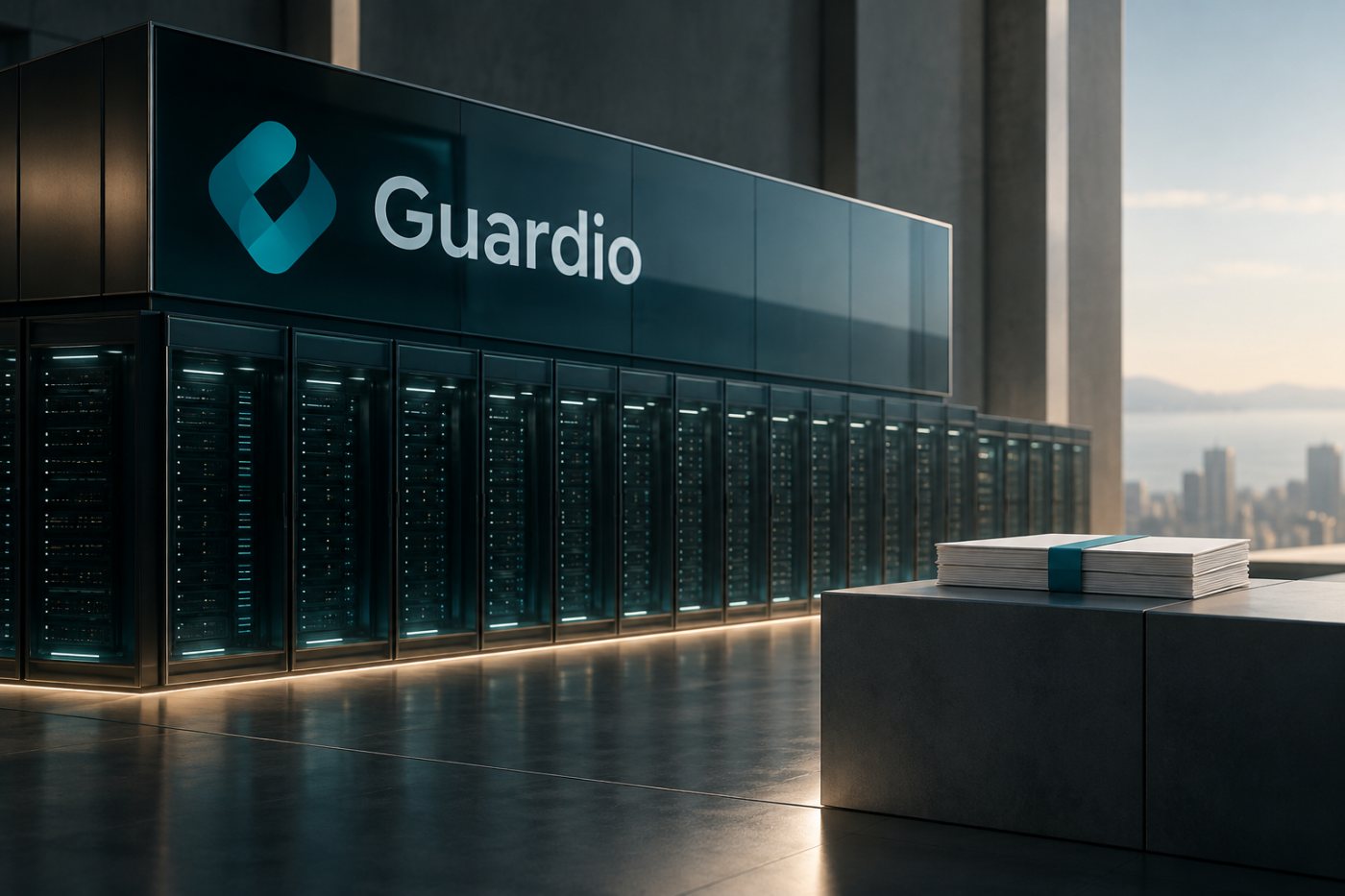 Comparaison entre la levée de 40 M$ de Guardio et sa valorisation annoncée de 1,1 Md$, soit environ 3,6 %.