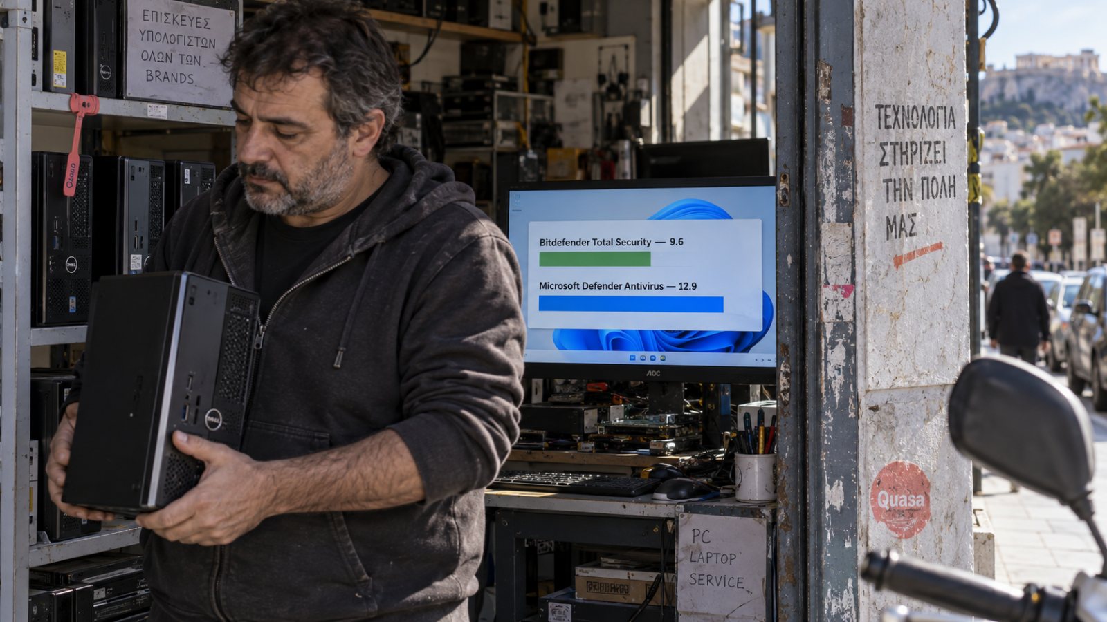 Microsoft Defender ή Bitdefender: η δωρεάν προστασία έχει μικρό τίμημα