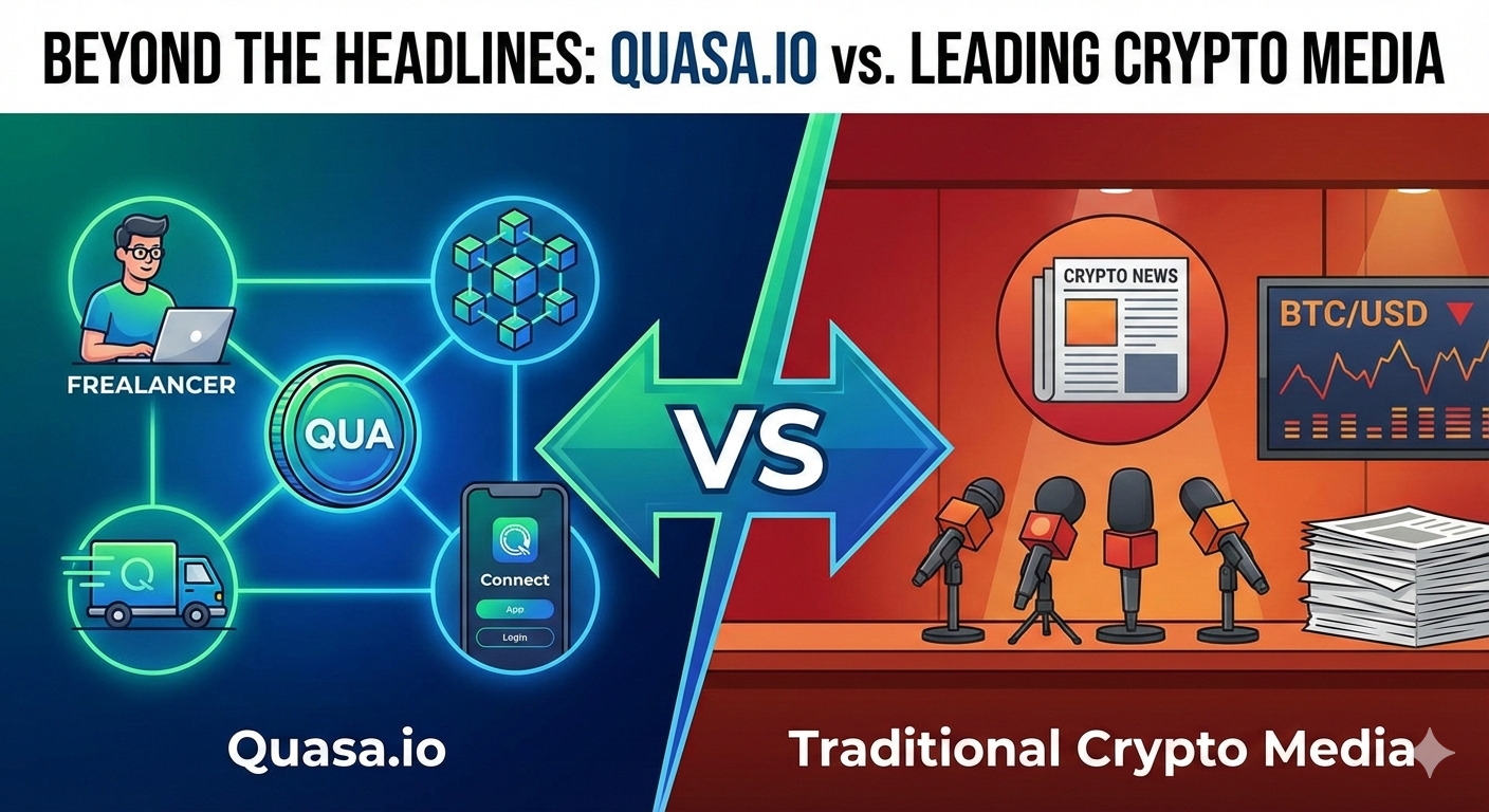 Beyond the Headlines: Quasa.io vs. Leading Crypto Media Outlets
