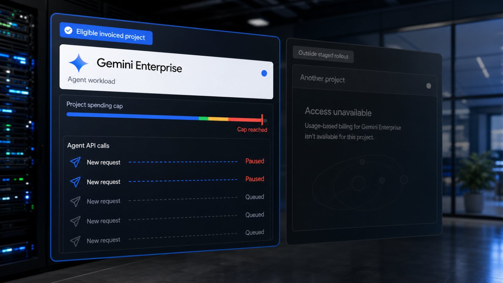 Gemini Enterprise kullandığın kadar ödenecek, ancak erişim herkese açık değil