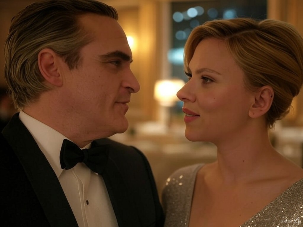 Scarlett Johansson discusses the 'bizarre' orgasm scene that caused Joaquin Phoenix to 'exit the studio'
