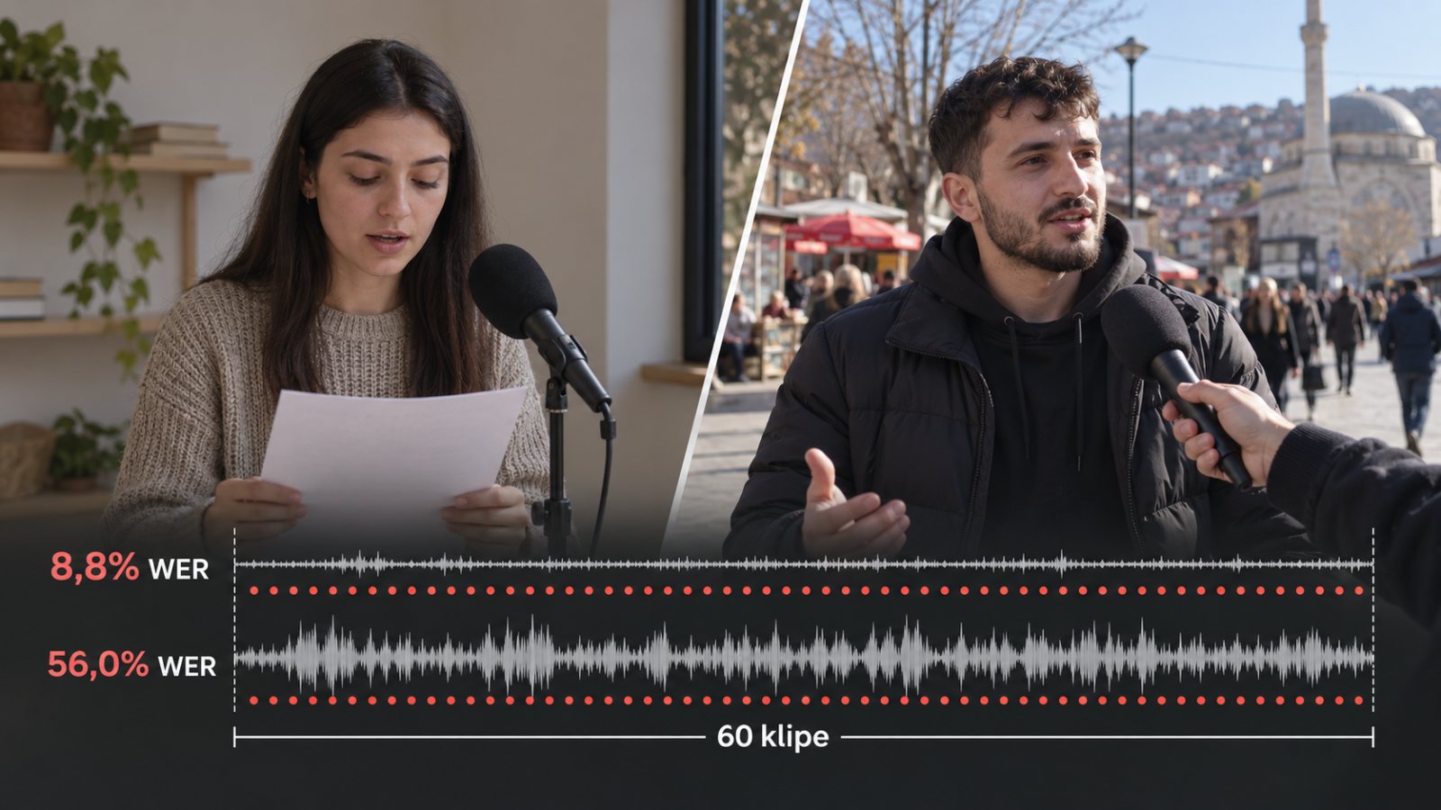 Transkriptimi në shqip: 6,98% gabime s’krahasohet pa të njëjtin test
