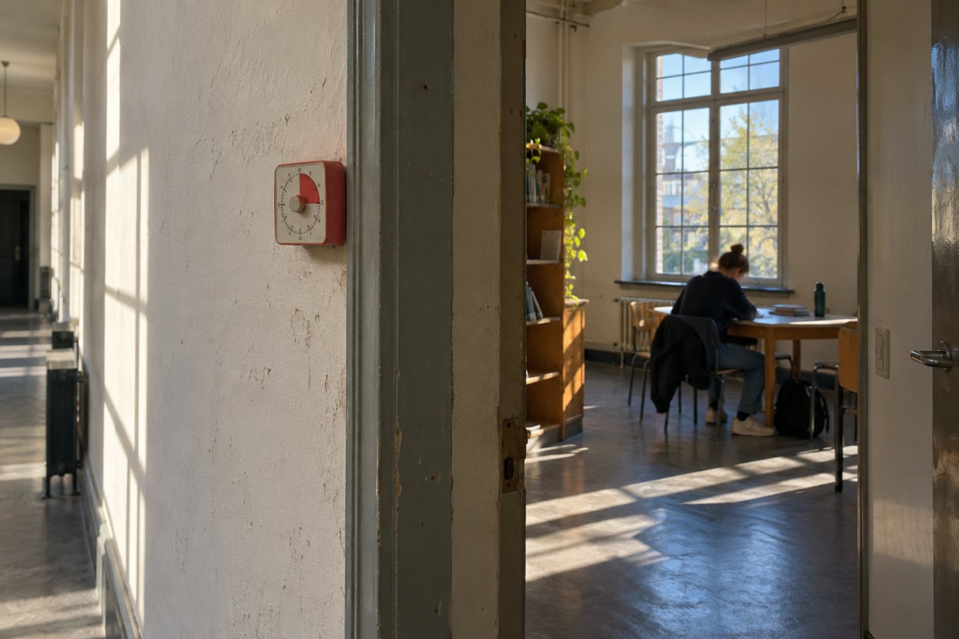 Een focusklok markeert een afgebakende werksessie, zoals TickTick die aan taken kan koppelen.