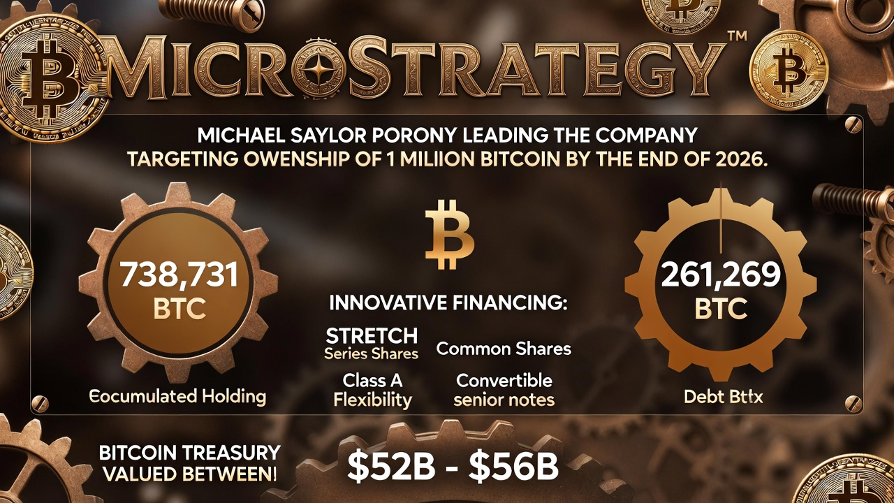 MicroStrategy Targets Ownership of 1 Million Bitcoin by End of 2026