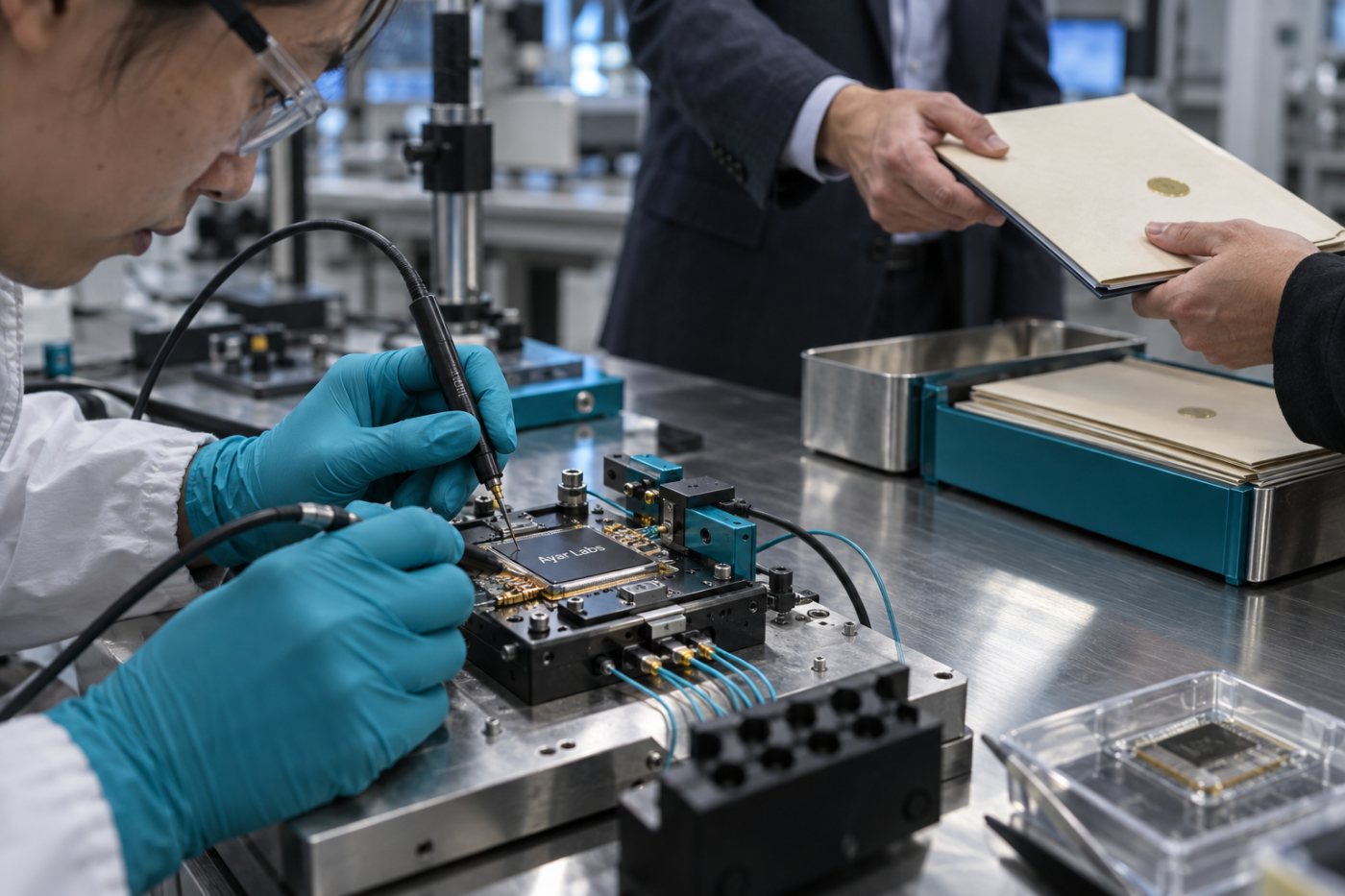 Captação primária da Ayar Labs financia o desenvolvimento, enquanto uma operação secundária transfere ações existentes.