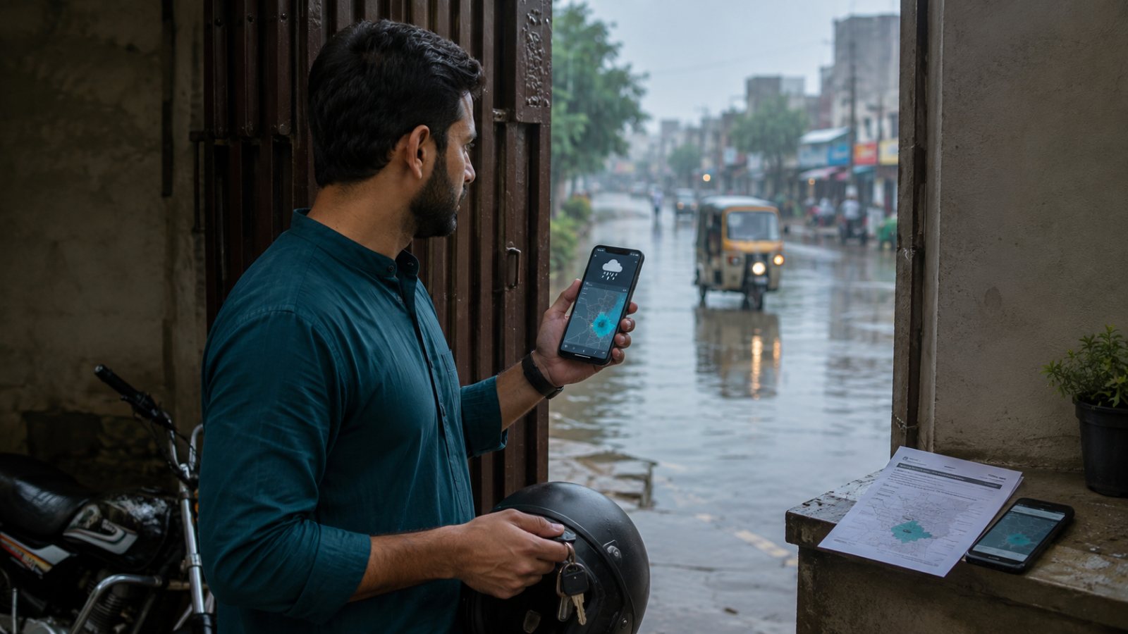 AI weather forecast دیکھیں، مگر خطرے کا فیصلہ PMD alert سے کریں