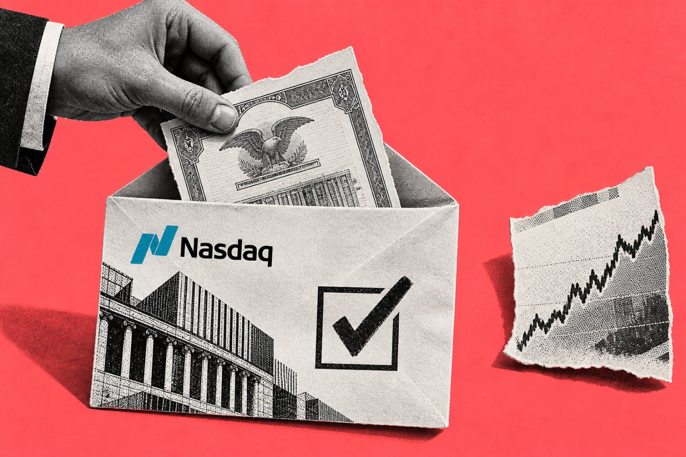 Ação tokenizada planejada pela Nasdaq conserva o direito de voto, ao contrário de uma exposição apenas econômica.