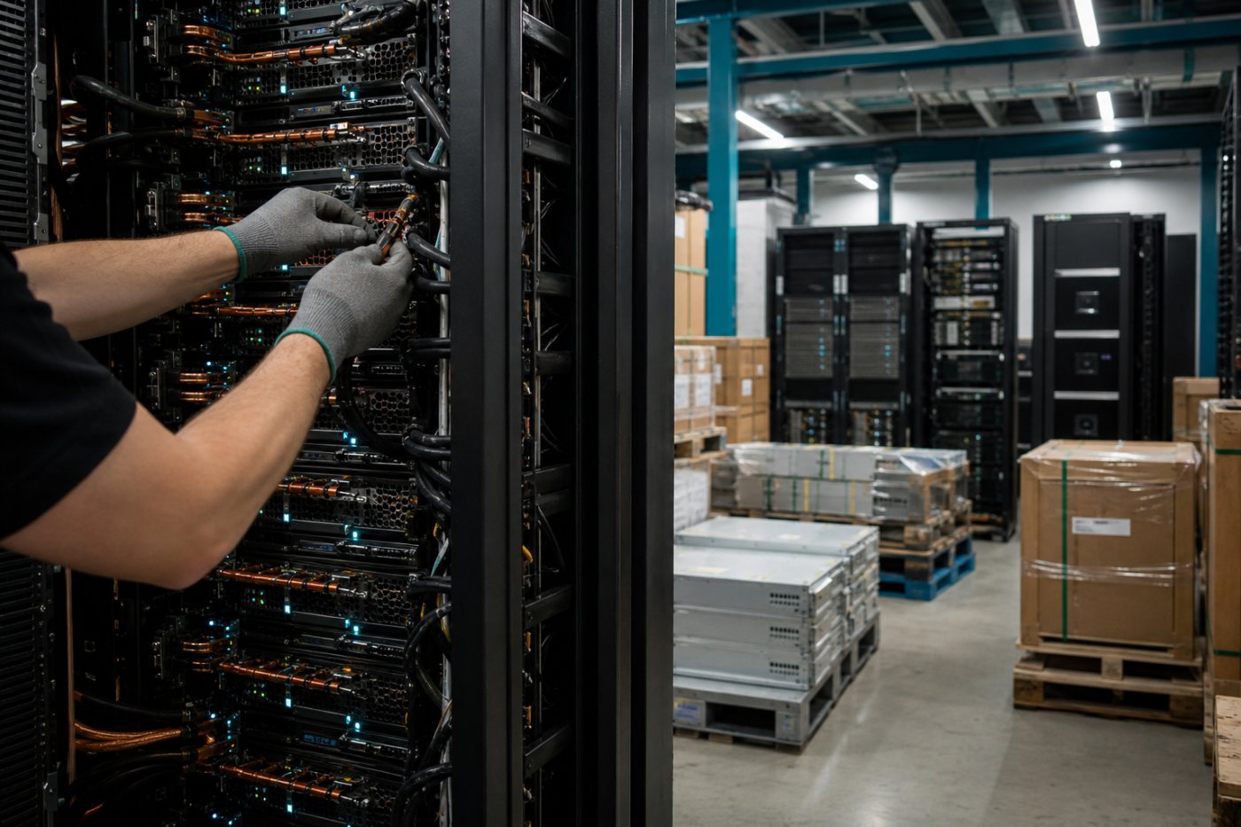 NVIDIA data-center infrastructure serving hyperscale and enterprise AI customers dominates the company’s quarterly revenue base.