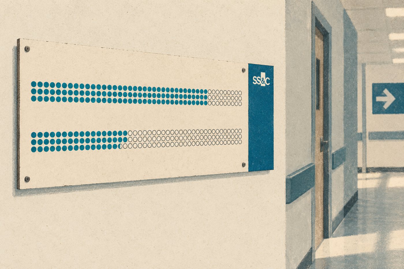 SS&C Deliver 2026 apklausos rodiklių palyginimas: našumą kaip DI tikslą nurodė 87 %, o nuoseklų valdymą – 43 % respondentų.