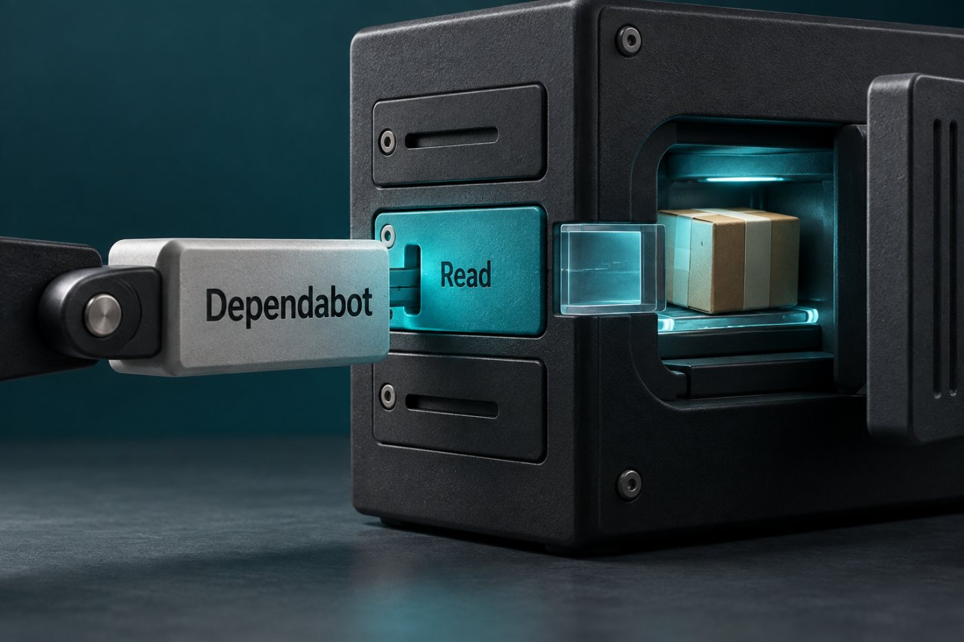 Manage Actions access-এ Dependabot চালানো repository-কে Read permission দেওয়ার প্রক্রিয়া