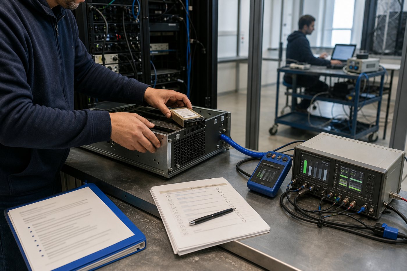 A HEIR production review separating a nightly test build from pinned dependencies, key controls and workload measurements.