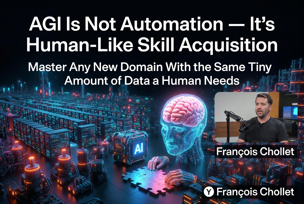 François Chollet’s Radical New Definition of AGI: It’s Not About Automation — It’s About Human-Like Skill Acquisition
